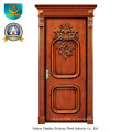 Классическая Европейская твердая деревянная дверь с резьбой (ДС-8009)